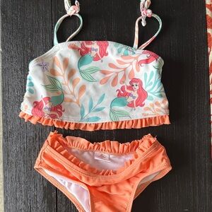 Disney Ariel Kids Bikini - Coral and Mint